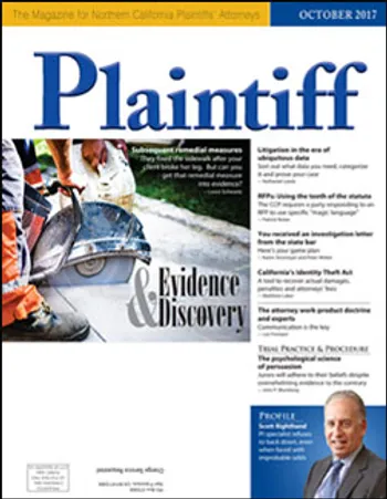 Plaintiff Magazine Features Bill Callaham’s Story