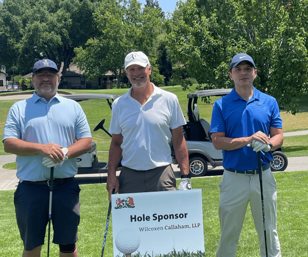 Wilcoxen Callaham at the Sac ABOTA golf tournament